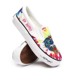 Ed Hardy -Tiger Tie-Dye Sneakers NIB Sz 7.5